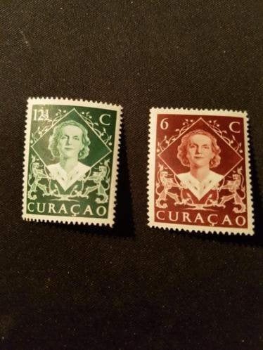 @@ Curacao 198-199 ongebruikt @@, Ophalen of Verzenden, Postfris