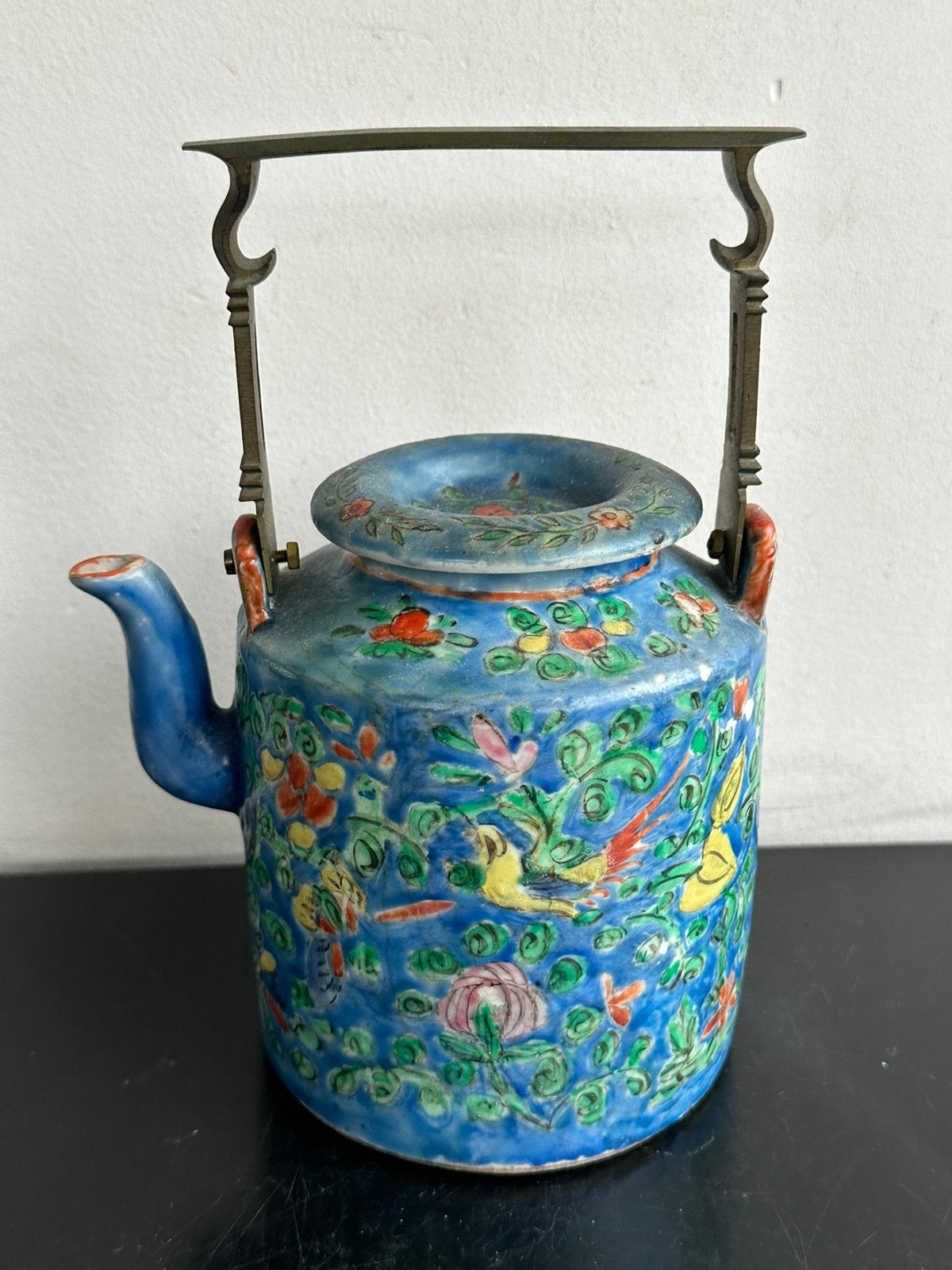 Oud porselein chinese theepotje, Ophalen of Verzenden