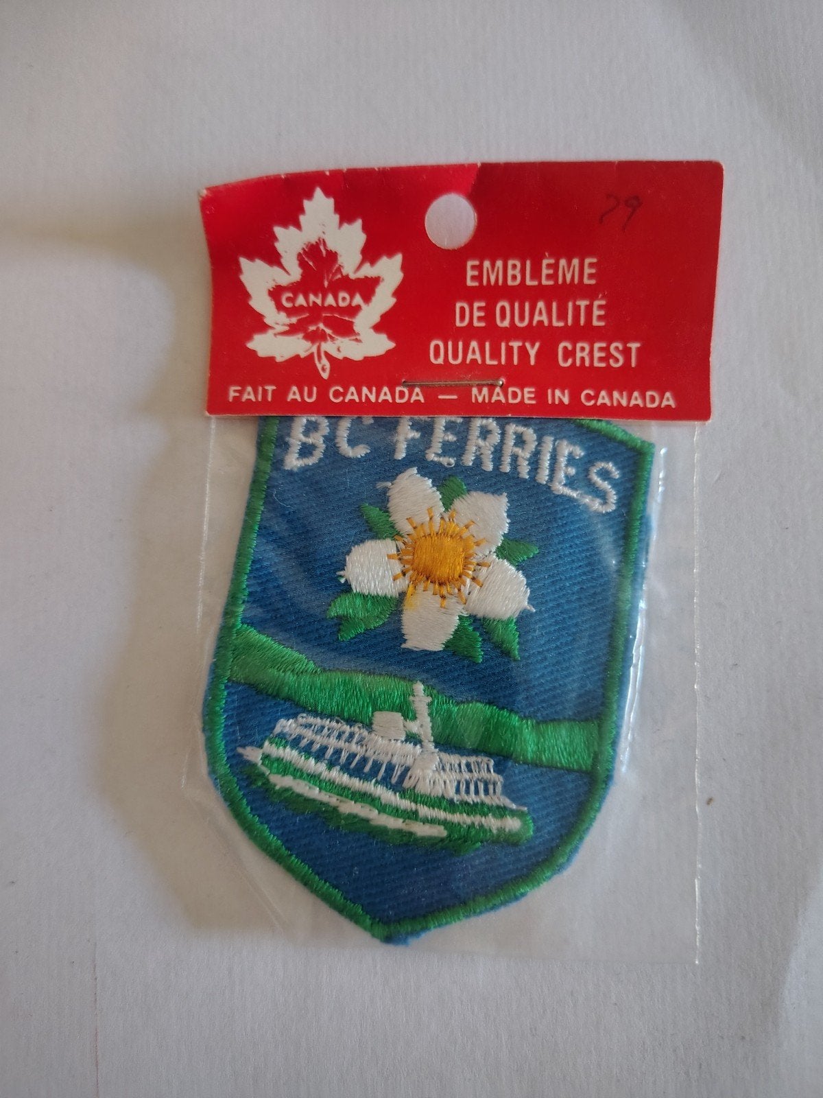 BC Ferries Badge Patch, Ophalen of Verzenden