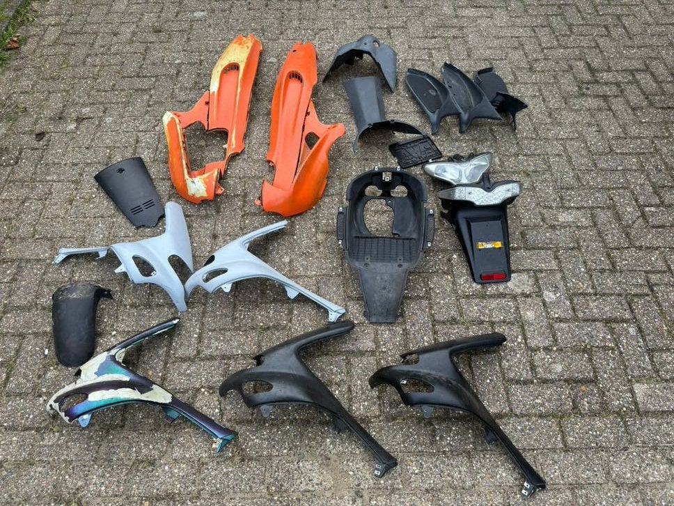 Gilera runner kappenset / SP pro spatbord DD koplamp, Ophalen