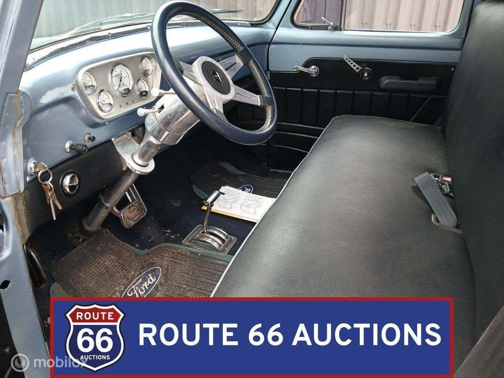 Ford F-100 | 1954 | Route 66 Auctions, Auto's, Overige carrosserieën, Zwart, Bedrijf, Handgeschakeld