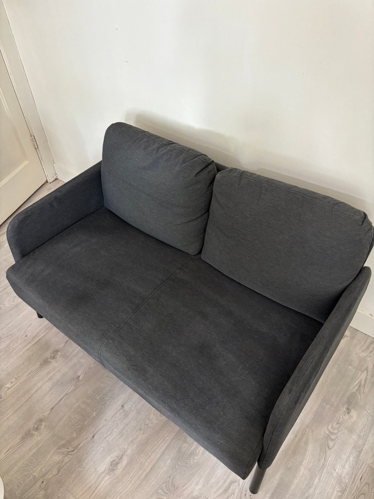 Tweepersoons bank, Ophalen, 75 tot 100 cm, Zo goed als nieuw, 100 tot 125 cm