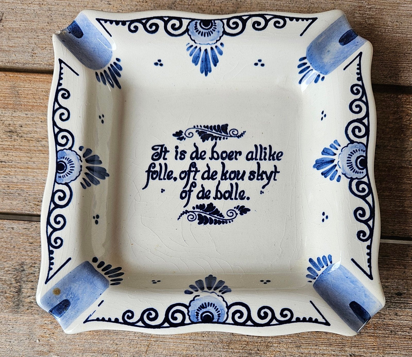 Asbakken met Friese tekst, Ophalen of Verzenden