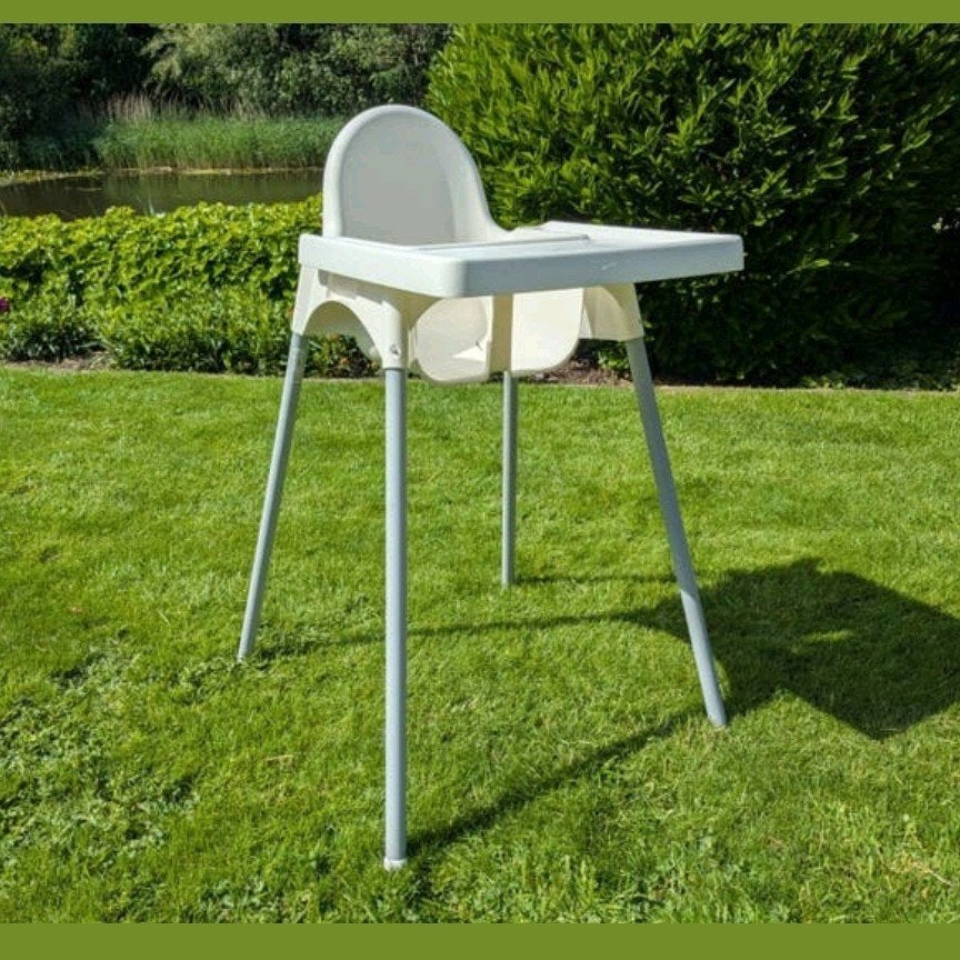 Gratis! Ikea Antilop kinderstoel met eetblad, Kinderen en Baby's, Ophalen, Gebruikt, Overige typen, Afneembaar eetblad