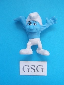 Potige Smurf nr. 50351-02, Verzamelen, Ophalen, Zo goed als nieuw, Verschillende Smurfen, Poppetje, Figuurtje of Knuffel