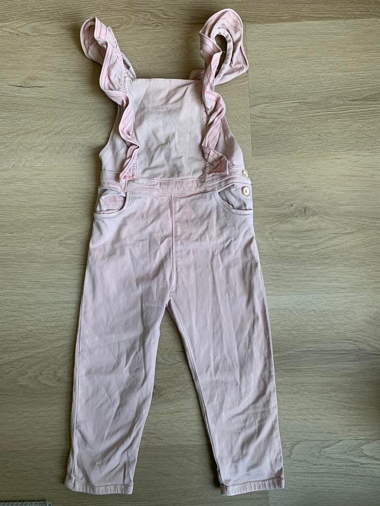 Tuinbroek meisje lichtroze Zara maat 104, Ophalen of Verzenden, Zo goed als nieuw, Meisje, Broek