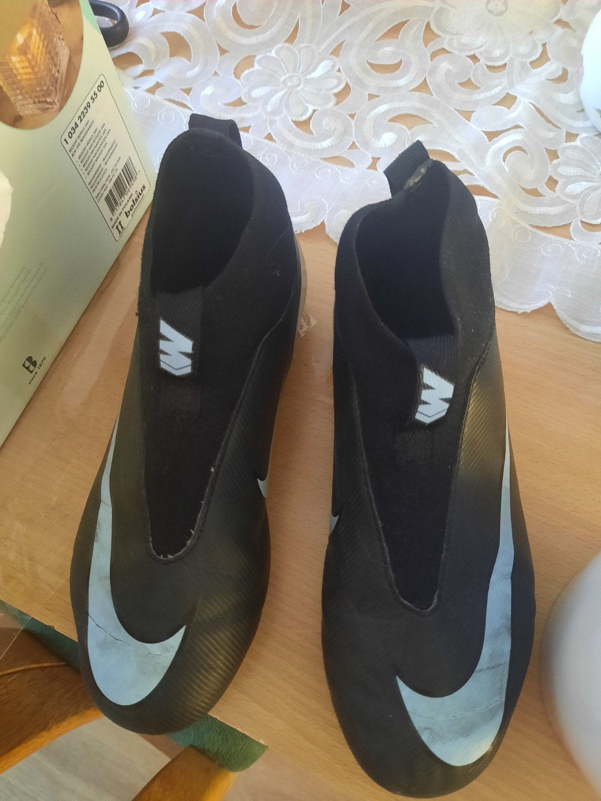 Nike voetbalschoenen maat 35, Zwart, Nike, Ophalen of Verzenden, Sneakers of Gympen