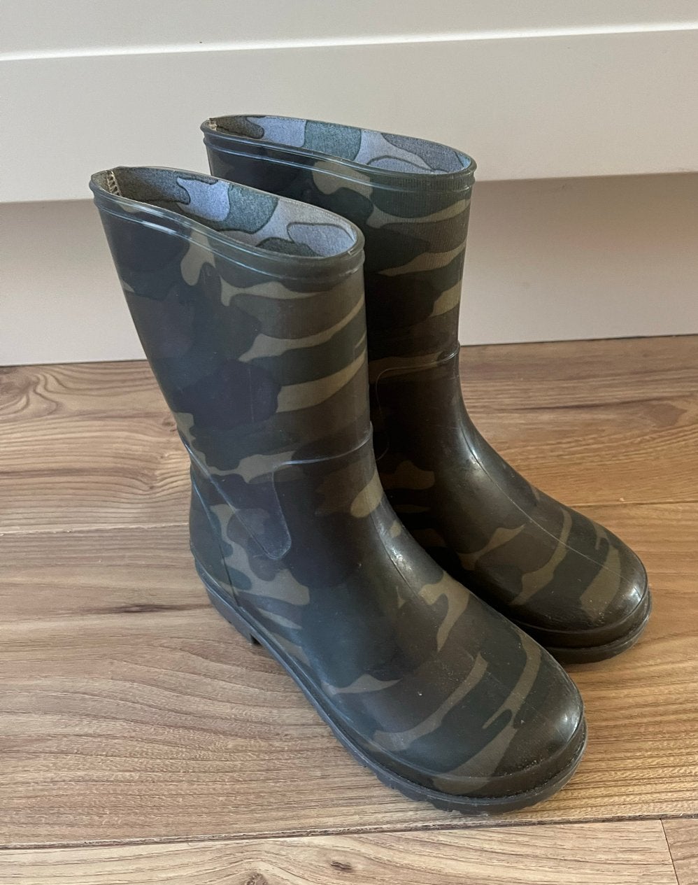 Hema camouflage regenlaarzen maat 32/33, Ophalen of Verzenden, Zo goed als nieuw, Jongen of Meisje