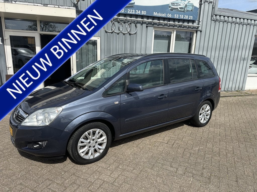 Opel Zafira 2.2 Temptation (bj 2008, automaat), Auto's, Opel, Stof, Gebruikt, Zwart, 4 cilinders