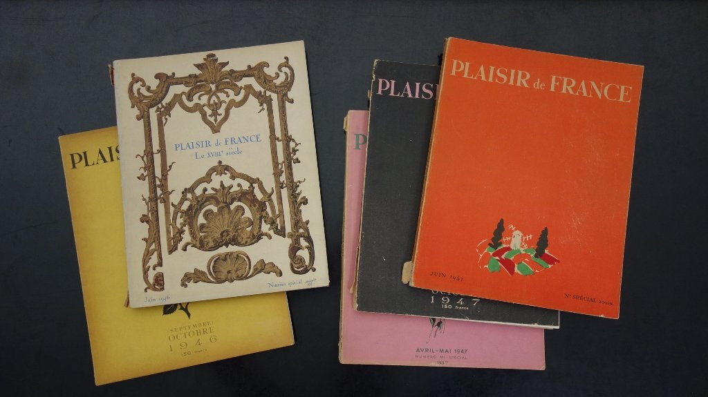 15 Vintage tijdschriften Plaisir de France, Ophalen of Verzenden, Gelezen, Glossy
