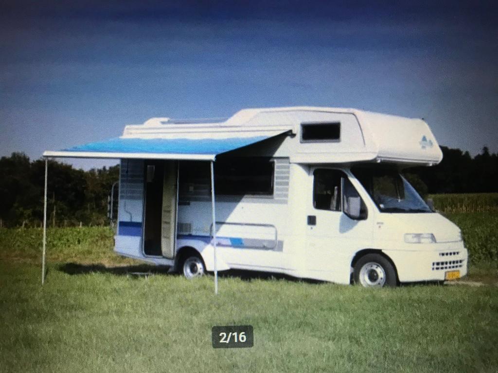 Camper Fiat Ducato alkoof 2.5 TDI 1996, Chemisch toilet, Standaard zit, Alkoof, Ringverwarming