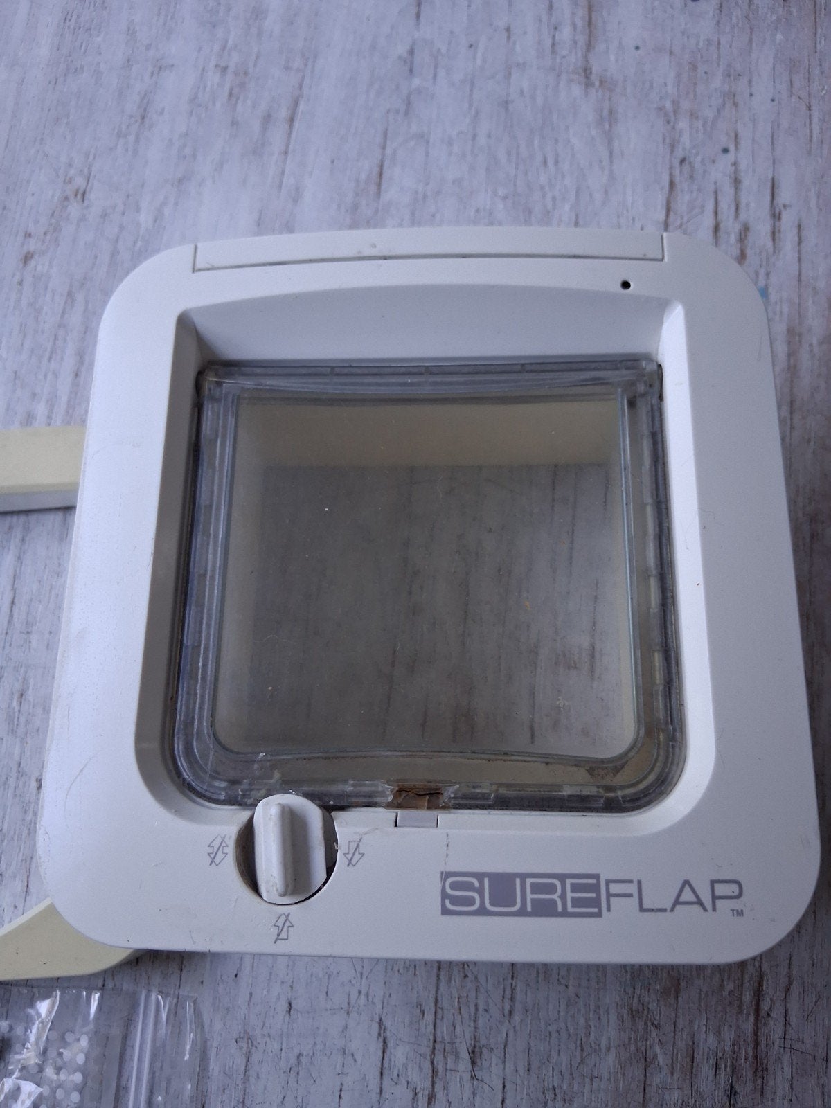 SureFlap microchip kattenluik wit, Ophalen of Verzenden, Gebruikt