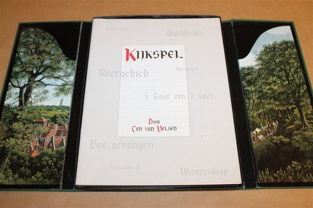 Kijkspel — Kunstcassette Met 36 Speelkaarten & Prenten 1998, Boeken, Ophalen of Verzenden, Zo goed als nieuw