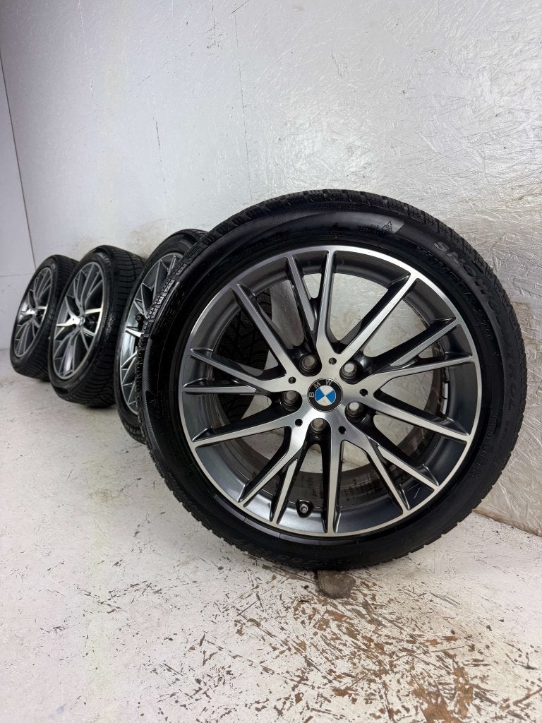 3. Originele BMW 1 2-Serie velgen 17" 5x112 Style 489 winter, Niet ingevuld, Gebruikt, Banden en Velgen, Niet ingevuld