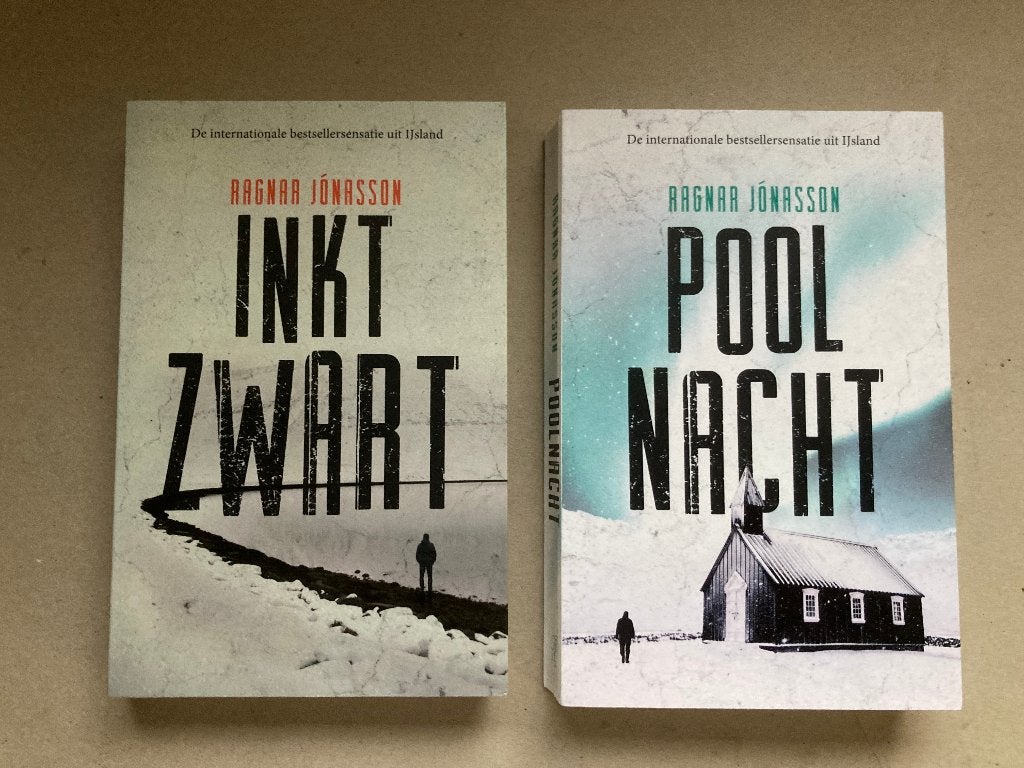 T.K. Poolnacht & Inktzwart door Ragnar Jonasson, Boeken, Ophalen of Verzenden, Gelezen, Ragnar Jonasson, Europa overig
