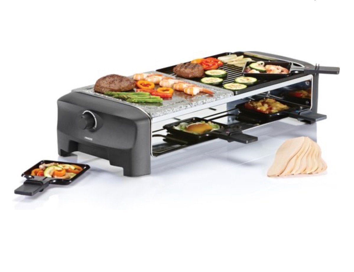 Princess Gourmet Grill & Bakplaat Keramiek - gebruikt, Ophalen, Zo goed als nieuw, 4 t/m 7 personen