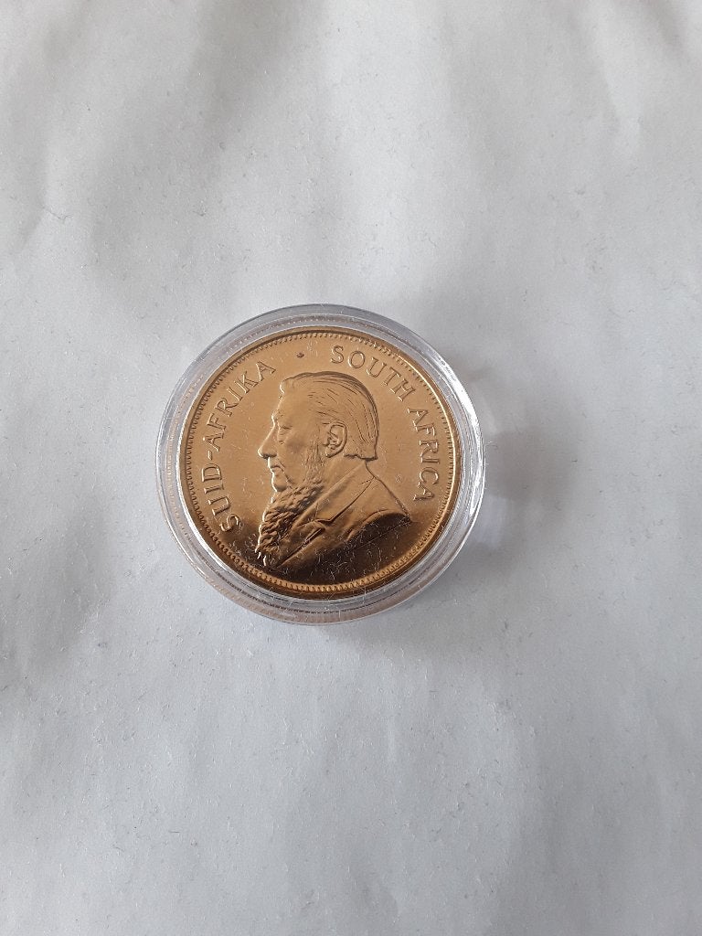 1 OZ GOUD KRUGERRAND 1974, Ophalen of Verzenden, Goud