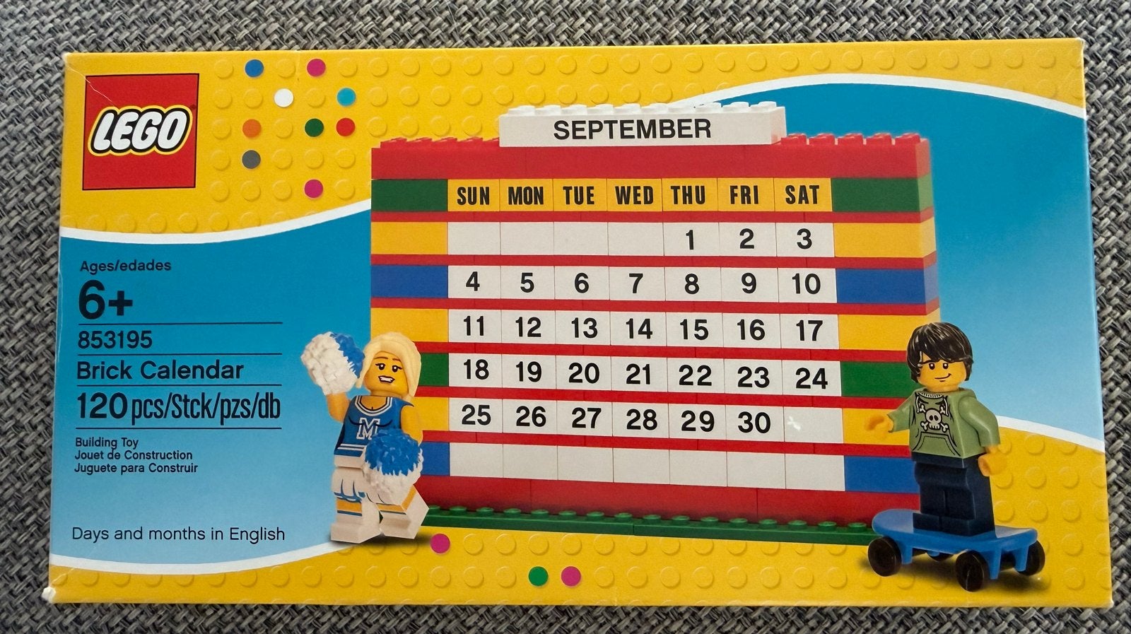 LEGO Brick Kalender 853195 - 120 stuks, Ophalen of Verzenden, Nieuw, Overige merken