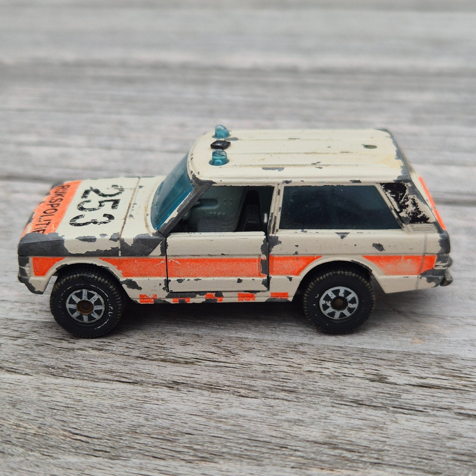 Vintage Siku Range Rover Rijkspolitie Speelgoedauto, Verzamelen, Ophalen of Verzenden, Gebruikt