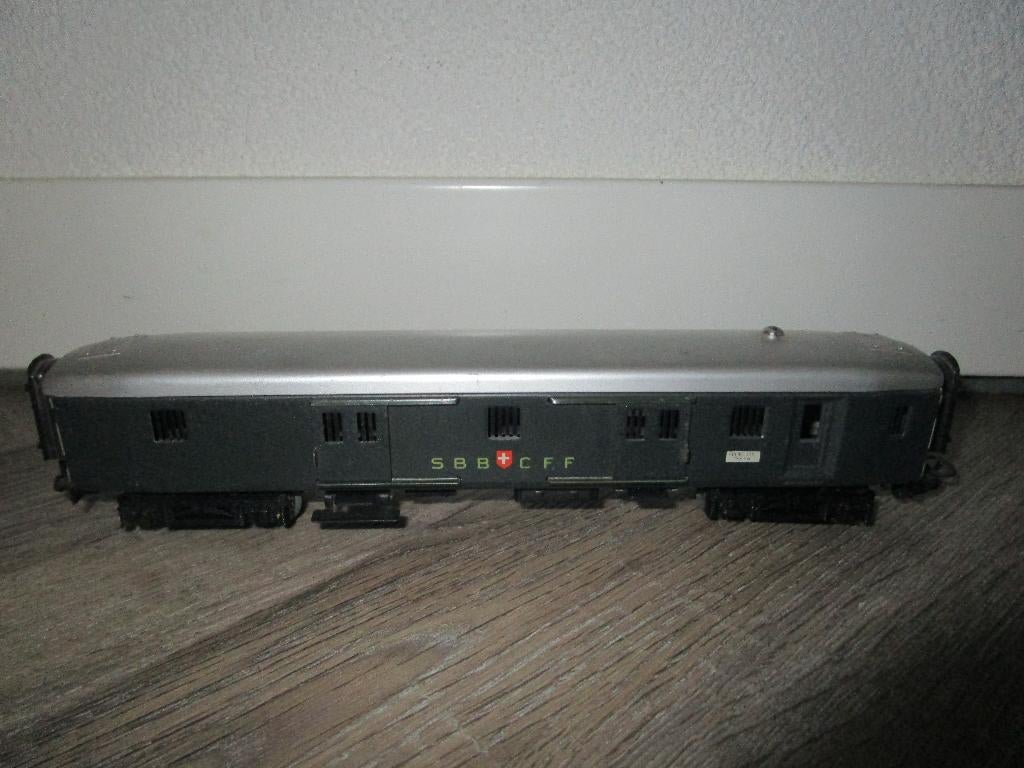 Marklin 4017 bagagerijtuig sbb cff., Hobby en Vrije tijd, Modeltreinen | H0, Wisselstroom, Gebruikt, Wagon, Ophalen of Verzenden