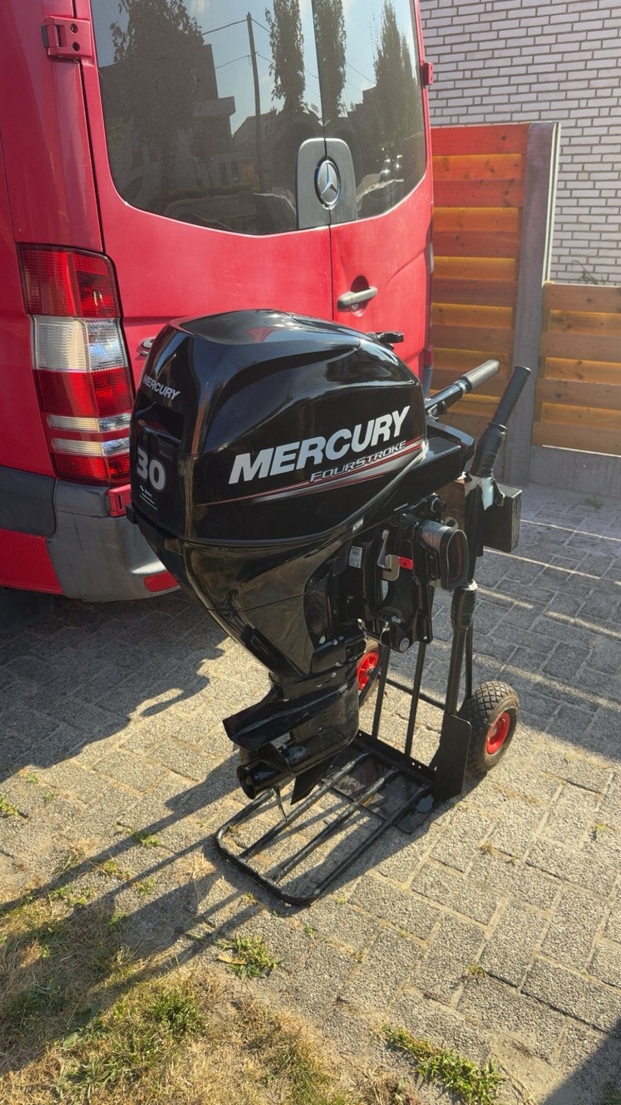 Splinternieuwe Mercury 30 PK EFI 4-takt buitenboordmotor, Ophalen, 10 tot 30 pk, Viertaktmotor, Zo goed als nieuw
