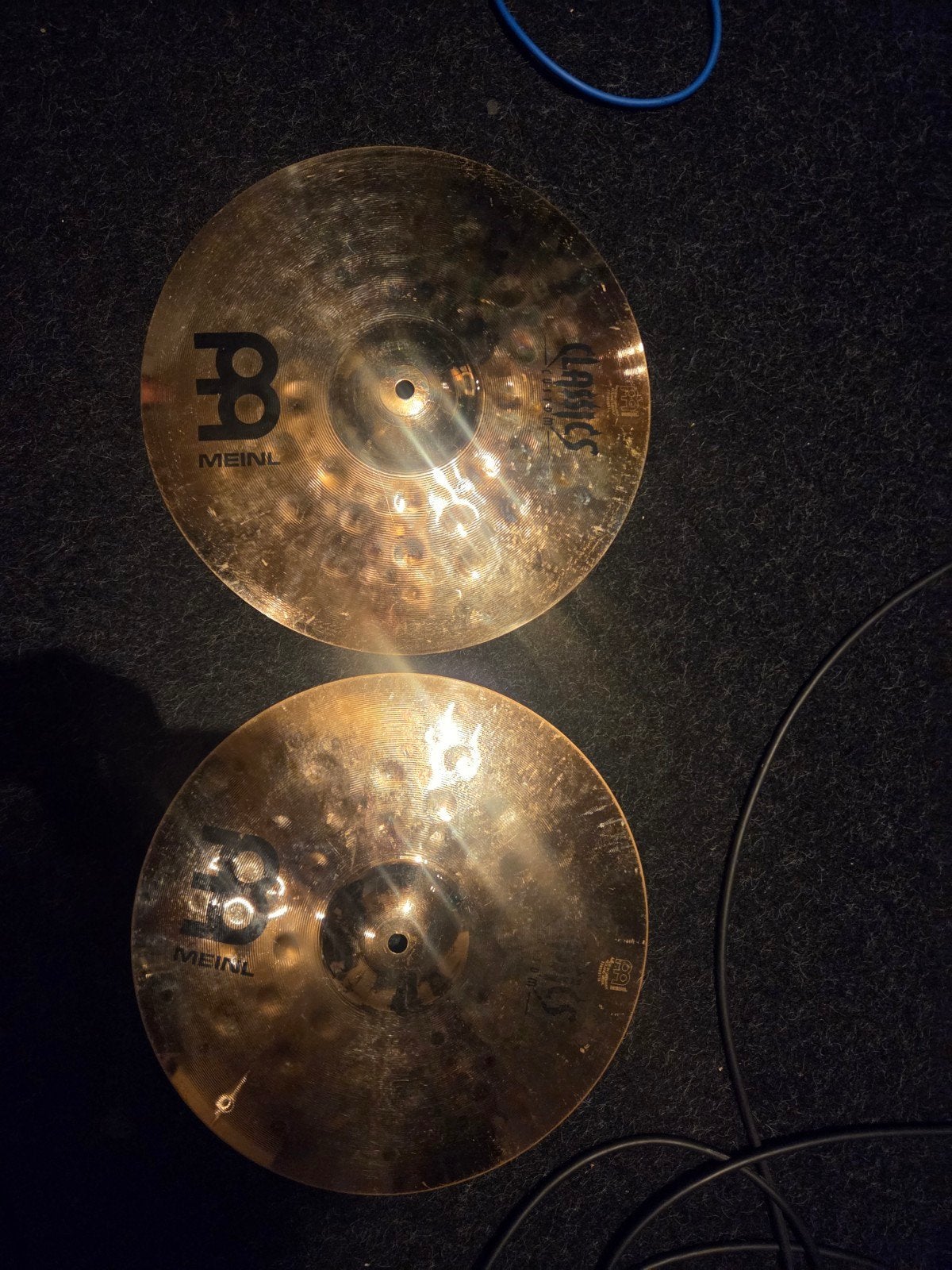 14" Meinl Classics Custom Extreme Metal Hihats, Ophalen of Verzenden, Gebruikt