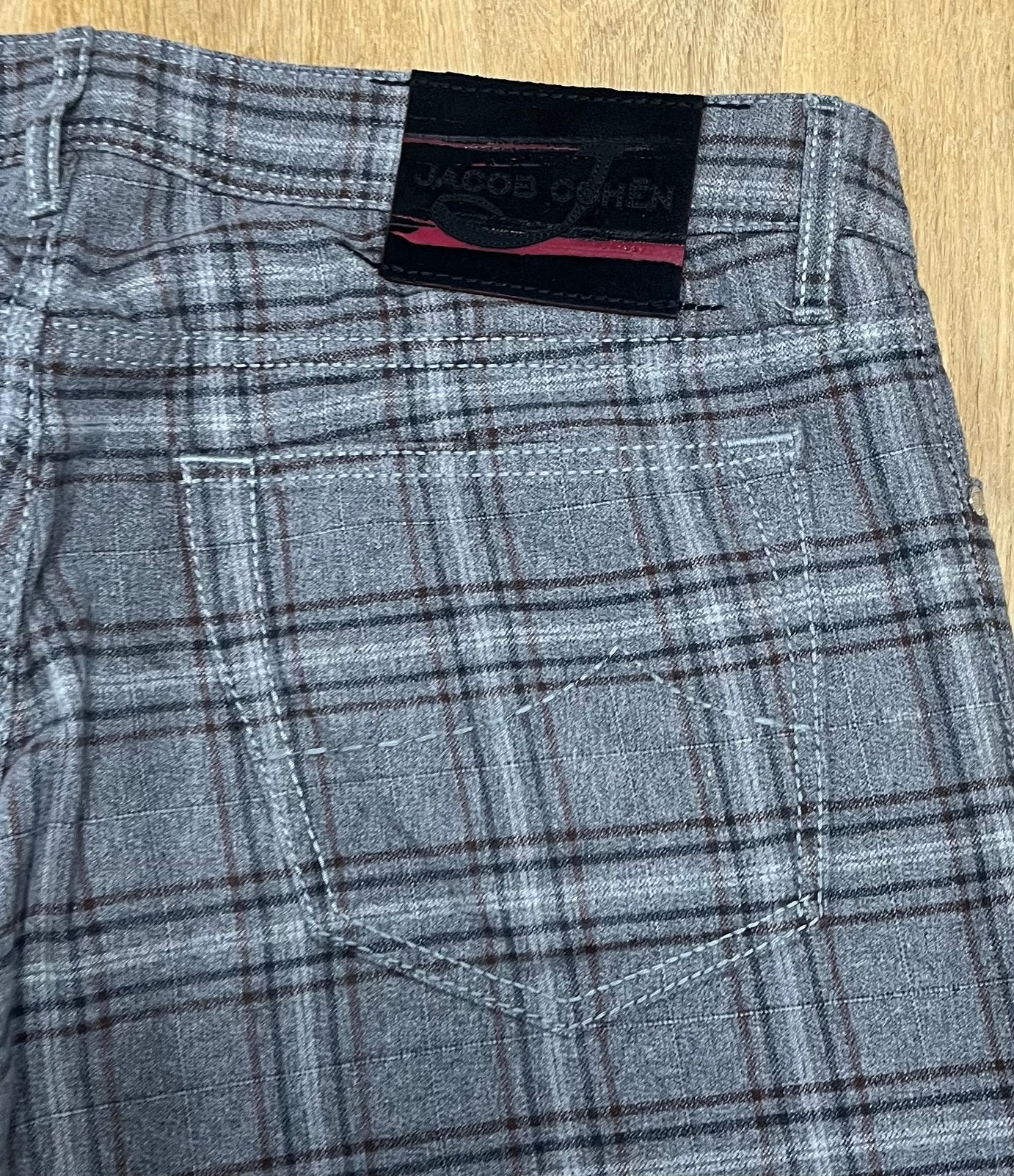 Jacob Cohen elegante chinobroek - Maat W36 L34, Ophalen of Verzenden, Zo goed als nieuw, Maat 56/58 (XL), Grijs