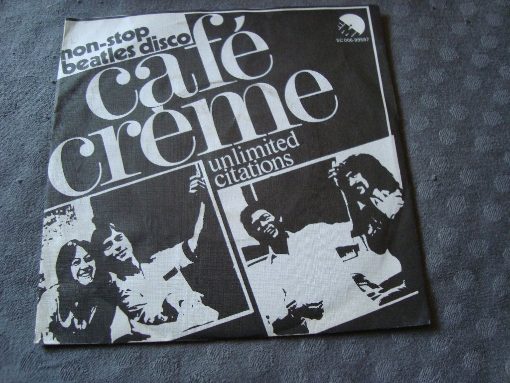 Café creme- unlimited citations, Ophalen of Verzenden, Zo goed als nieuw, Pop
