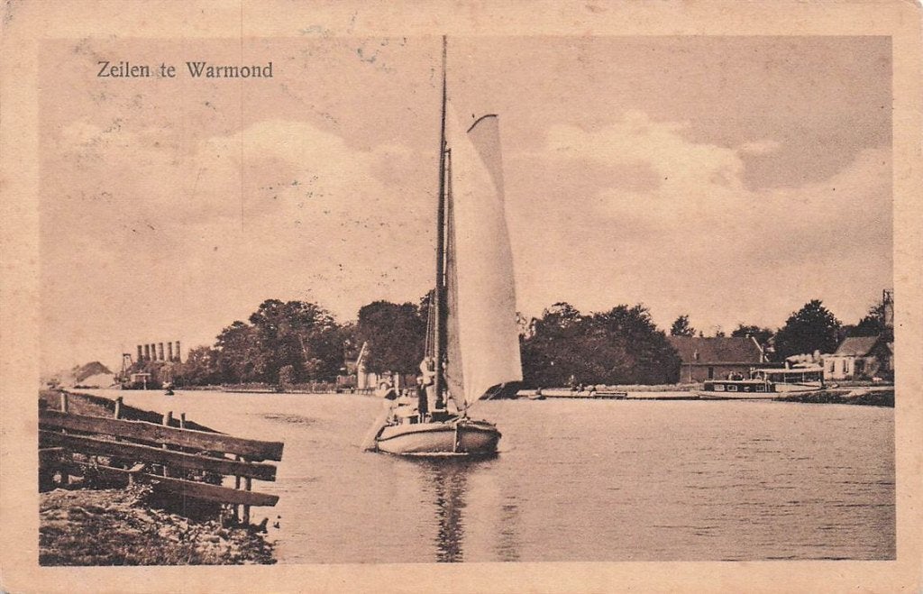 703-467-017 Zeilen te Warmond, Ophalen of Verzenden, Voor 1920, Zuid-Holland