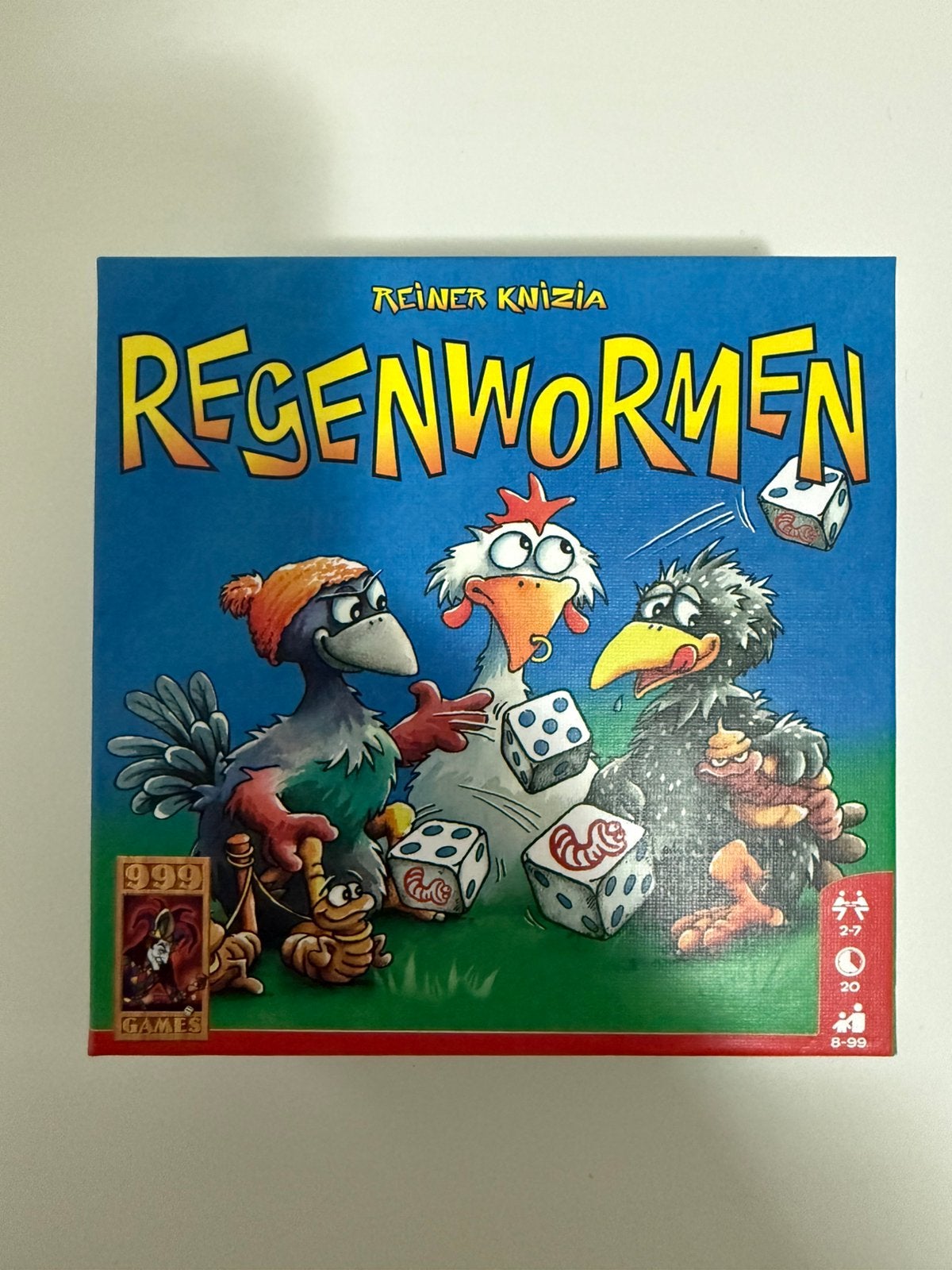 Regenwormen Spel, Drie of vier spelers, Ophalen, Zo goed als nieuw
