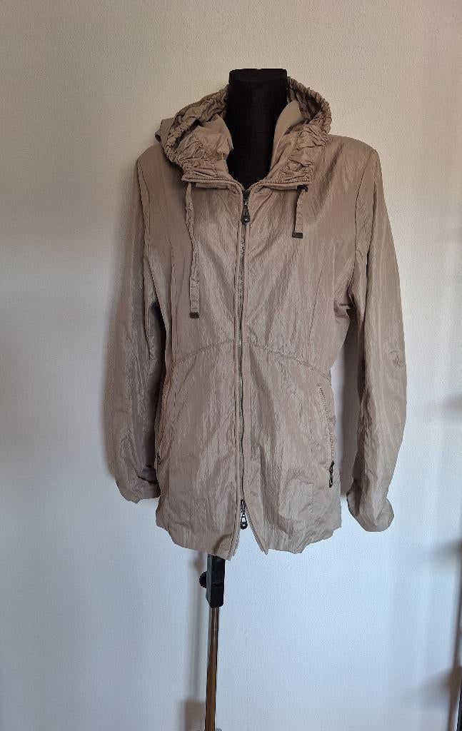 Aparte jas  Merk Creenstone  Maat 44  Beige  Capuchon, Verzenden, Beige, Creenstone, Maat 42/44 (L)