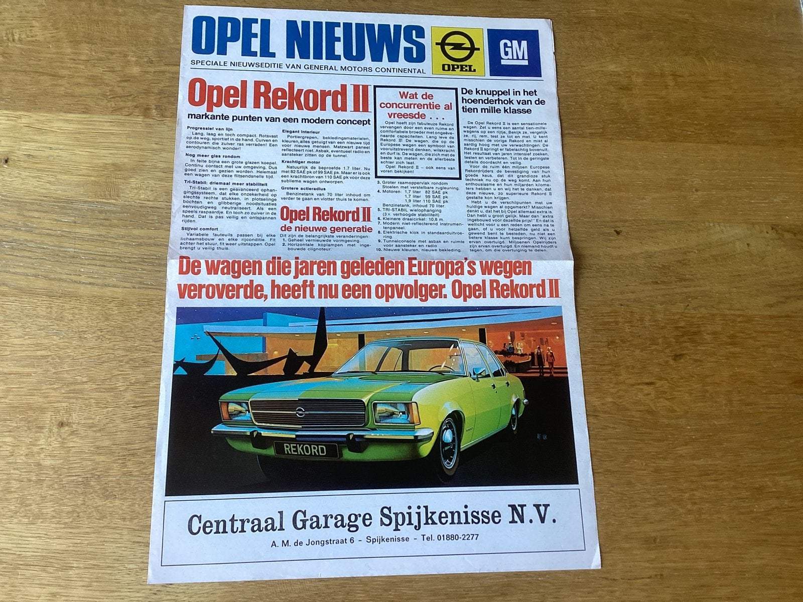 Opel Nieuws - Opel Rekord II, Kadett, Ascona, Commodore, GT, Ophalen of Verzenden, Gelezen, Opel