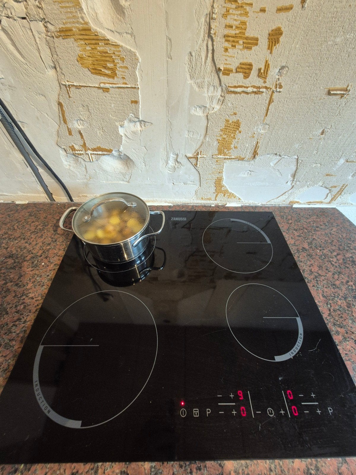 Zanussi Inductie Kookplaat - 4 Kookzones, Witgoed en Apparatuur, Kookplaten, Ophalen