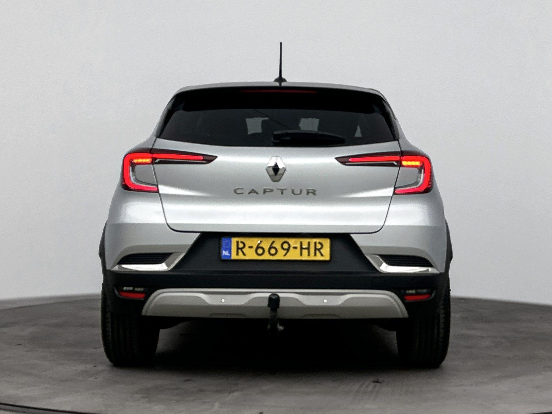 Renault Captur 1.0 TCe Intens 90PK | Trekhaak | Achteruitrij, Auto's, Voorwielaandrijving, Gebruikt, Euro 6, Leder en Stof