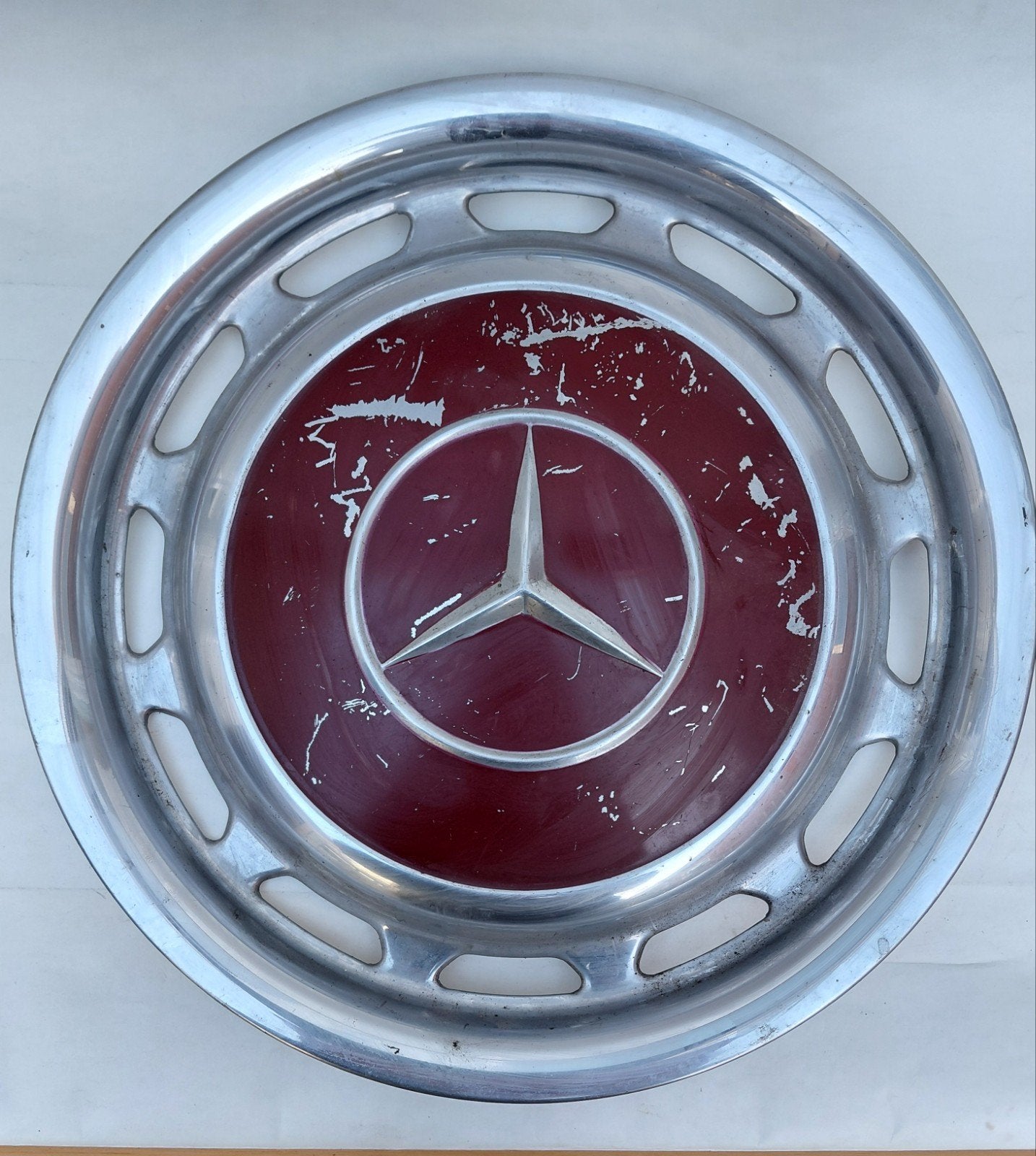 5 x Vintage Mercedes wieldoppen, Ophalen of Verzenden, Gebruikt