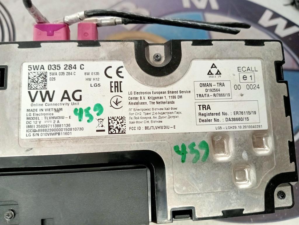 Bluetooth module van een Volkswagen Golf, Auto-onderdelen, Gebruikt, -, Volkswagen, -