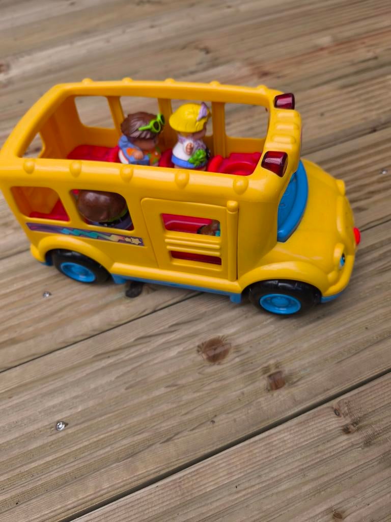 Fisher-Price Little People Schoolbus en Vliegtuig, Ophalen, Gebruikt