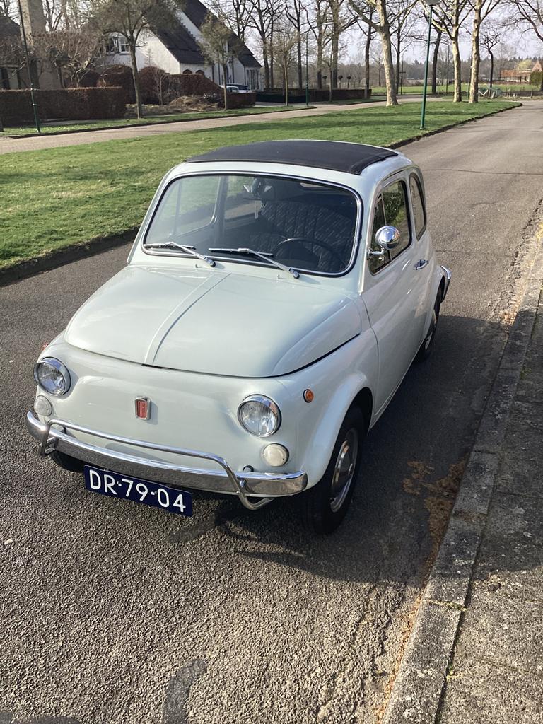 Fiat 500, Stof, Wit, Handgeschakeld, Particulier