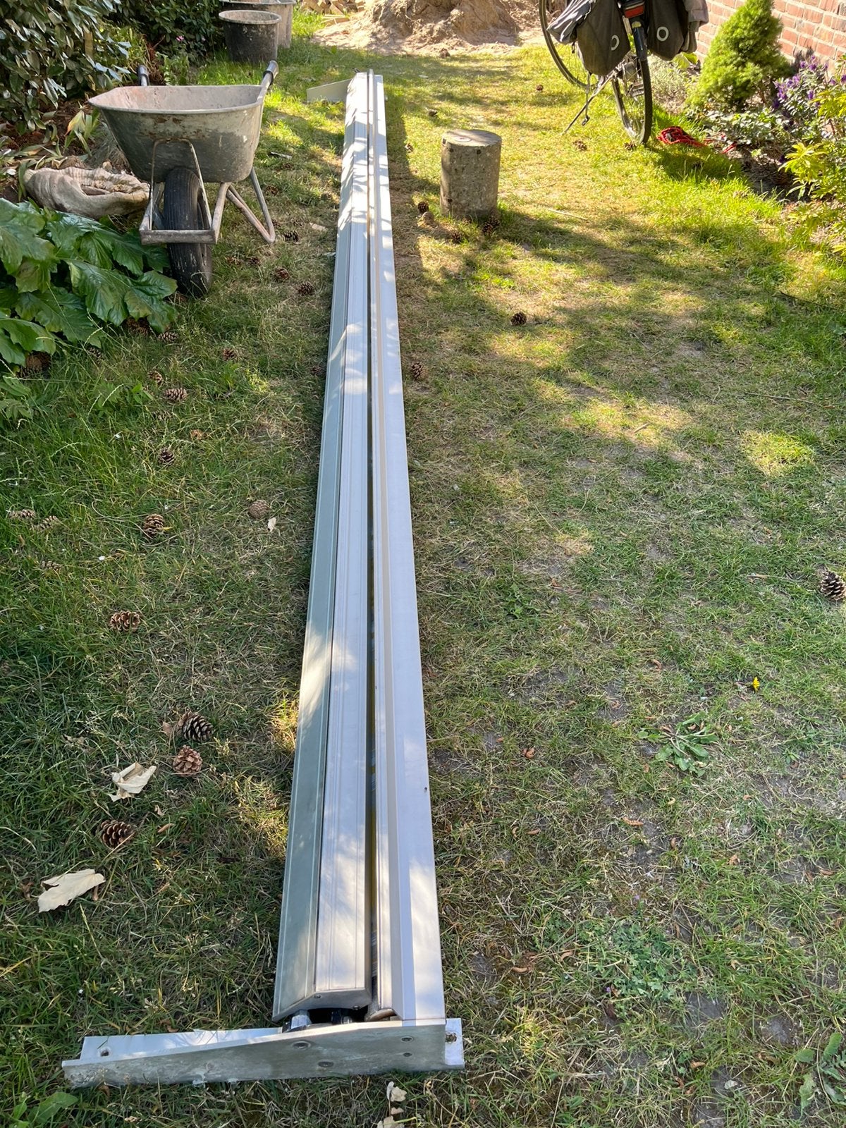 Zonnescherm, Gebruikt, Overige typen, 450 cm of meer, Ophalen of Verzenden