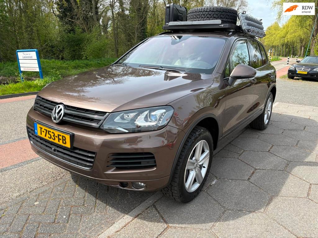 Volkswagen Touareg 3.0 TSI Hybrid BTW auto / Youngtimer!, Automaat, Euro 5, Gebruikt, Beige