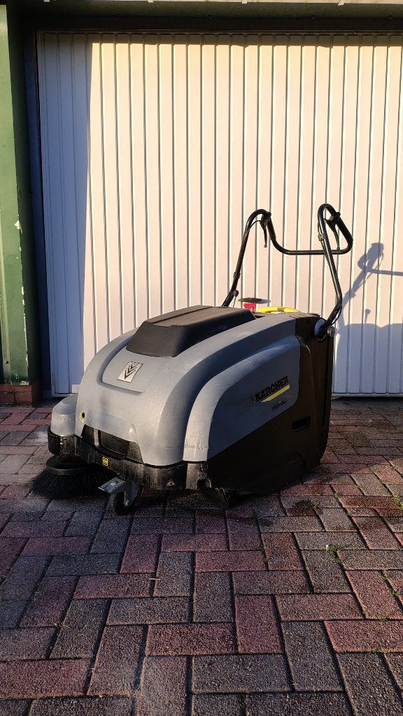 Veeg zuigmachine, Tuin en Terras, Veegmachines, Gebruikt, Ophalen