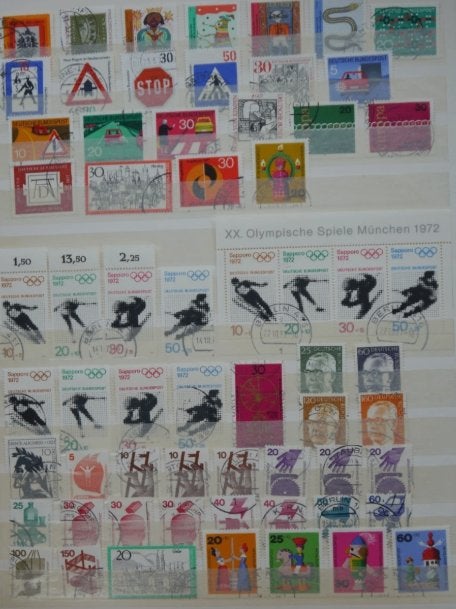 1971 Uitzoeken/doorgeven welke zegel u wenst, zie overzicht, Verzenden, BRD, Gestempeld