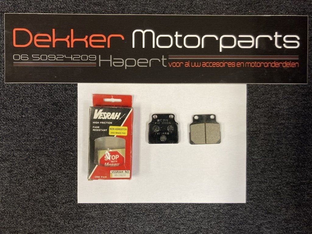 Vesrah remblokken voorzijde VD-146 Honda CB450N bj 1985, Motoren, -, -, Nieuw, Ophalen of Verzenden