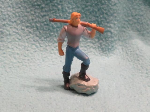Poppetje Disney Pocahontas John Smith jaren 90, Ophalen of Verzenden, Pocahontas of Kl. Zeemeermin, Zo goed als nieuw, Beeldje of Figuurtje