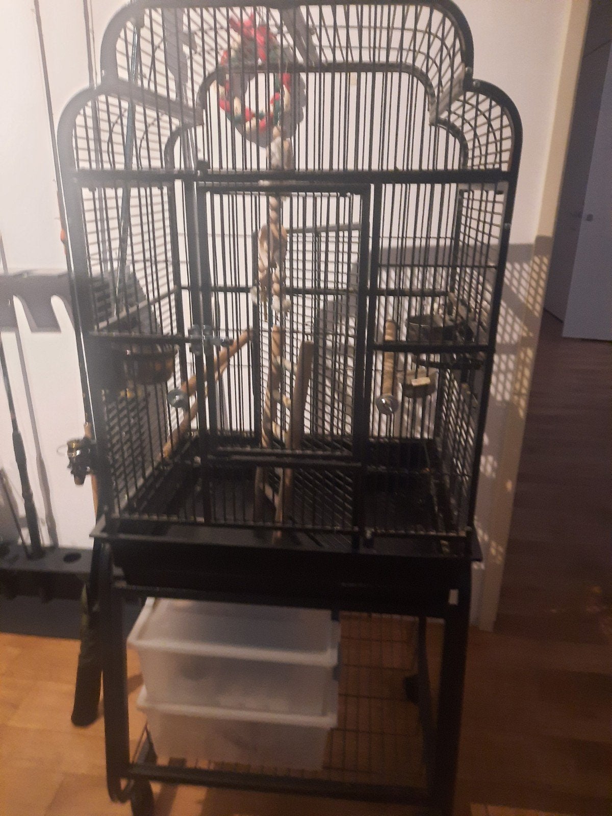 vogelkooi, Dieren en Toebehoren, Ophalen, Zo goed als nieuw, Metaal, Vogelkooi