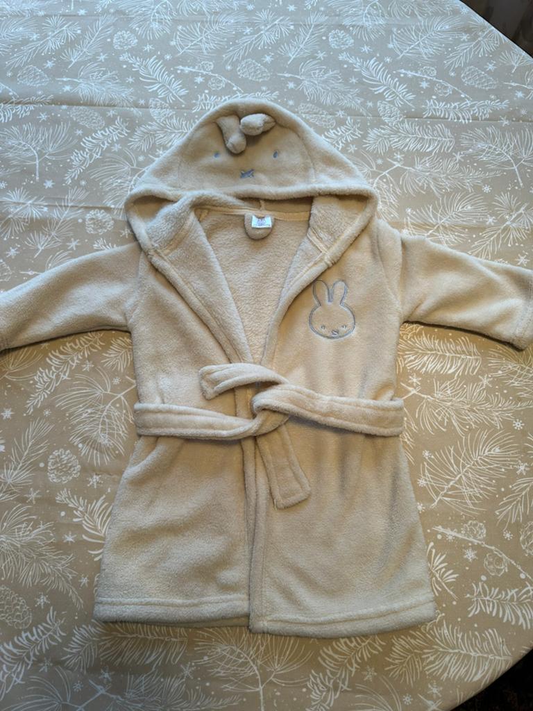 Nijntje babybadjas 74/80, Kinderen en Baby's, Babykleding | Maat 74, Ophalen, Nieuw, Jongetje of Meisje, Jasje