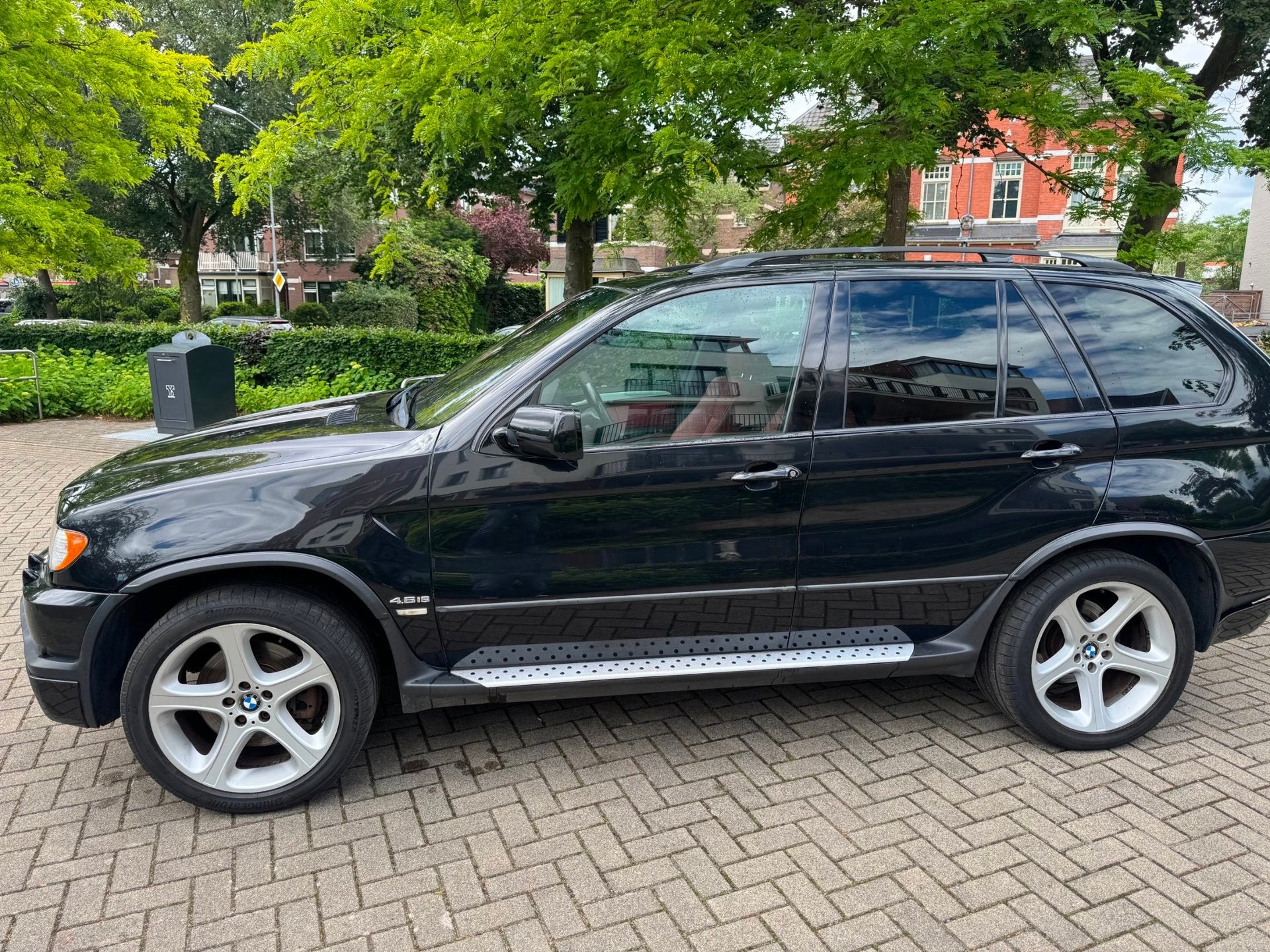 BMW X5 BMW X5 4.6, Auto's, Automaat, Gebruikt, 138 €/maand, Zwart