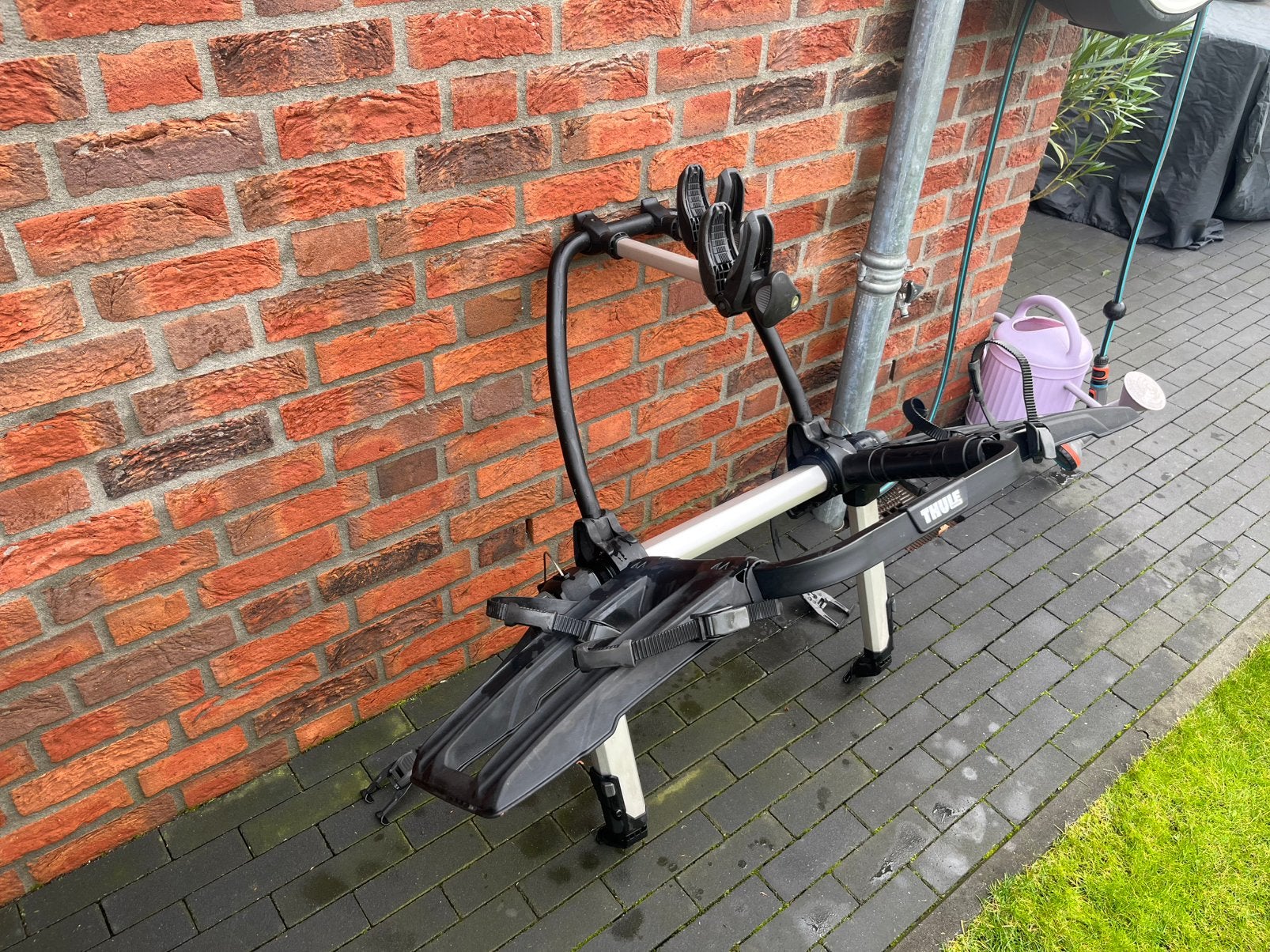 Thule Outway Platform 2 993, Zo goed als nieuw, Brede banden, 2 fietsen, Achterklepdrager