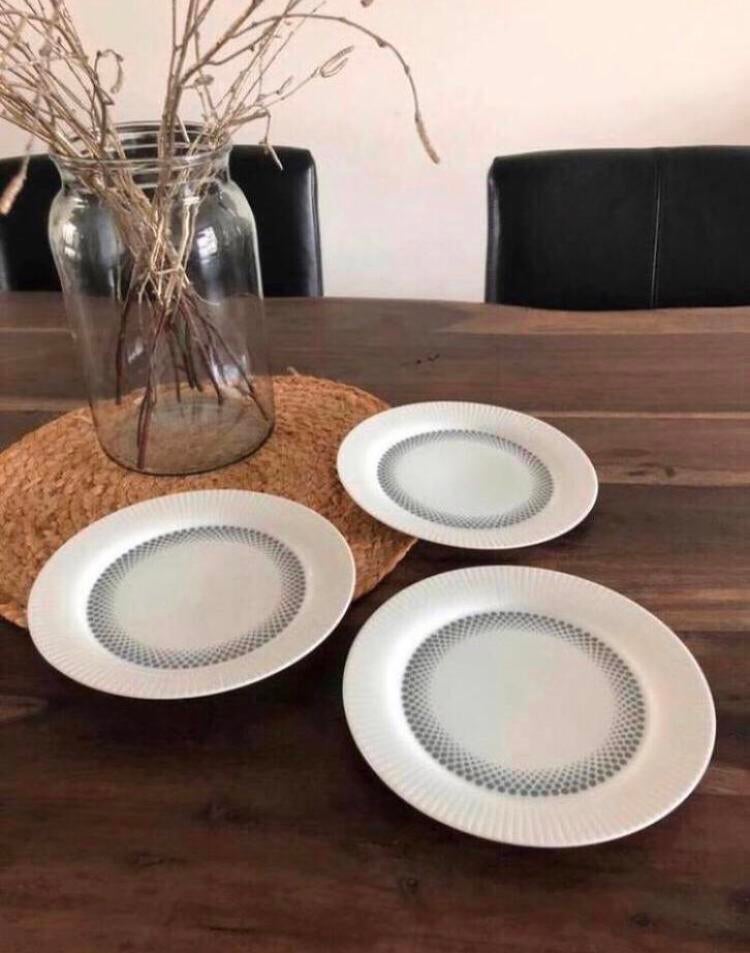 💝 3x ROSENTHAL MODULATION GRAU ontbijtbord - €9,50 p.st, Ophalen of Verzenden, Zo goed als nieuw, Porselein, Bord(en)