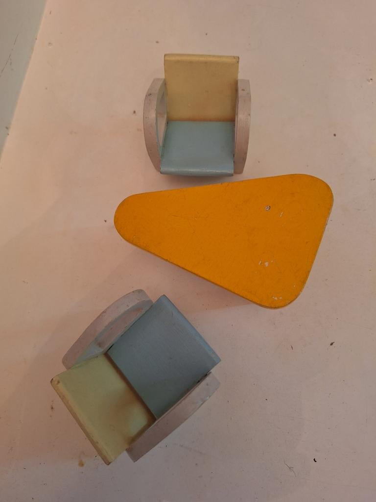 Rietveld Stijl Miniatuur Meubels - Poppenhuis Meubilair, Gebruikt, Onbekend, Ophalen of Verzenden, Onbekend